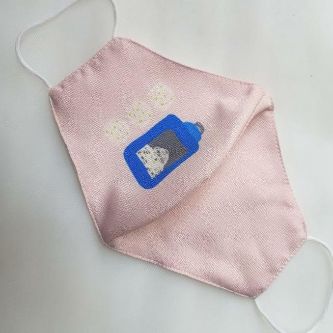 Masker Dewasa Kain Earloop motif Lucu nikiniko_tokoku 88-nikiniko-tokoku Berkualitas