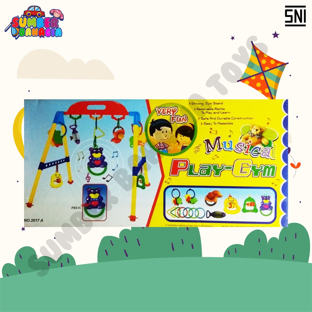 Mainan Bayi Musical Play Gym - Baby Musical Toys
