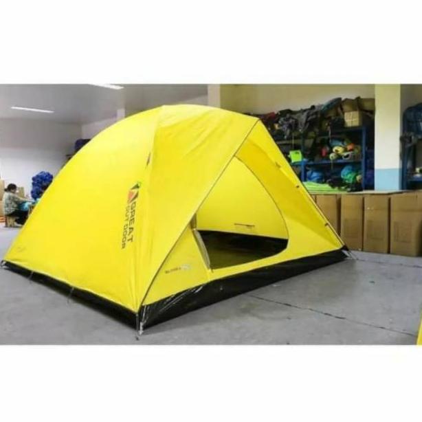 TENDA CAMPING GREAT OUTDOOR BIG DOME 6 PRO KAPASITAS 6 - 8 ORANG RFED5454EFF