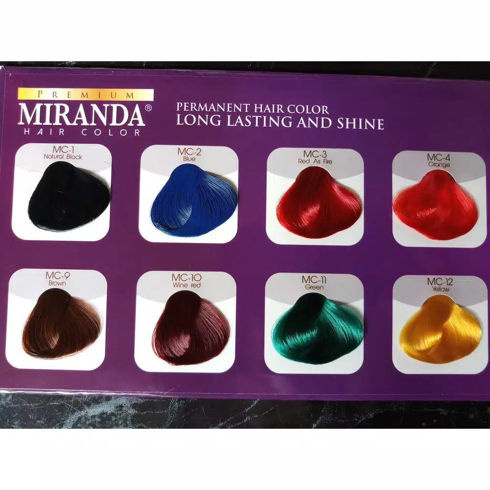 Semir Rambut Miranda Hair Color 30 ml Kosmetik Arjuna