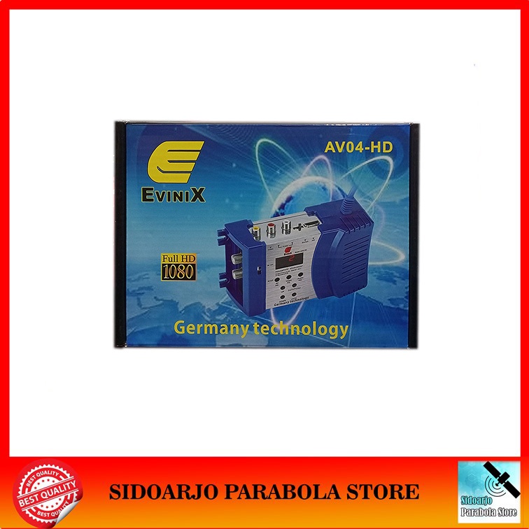 Converter RCA & HDMI To RF TV Kabel Modulator AV Stereo Evinix Skyview