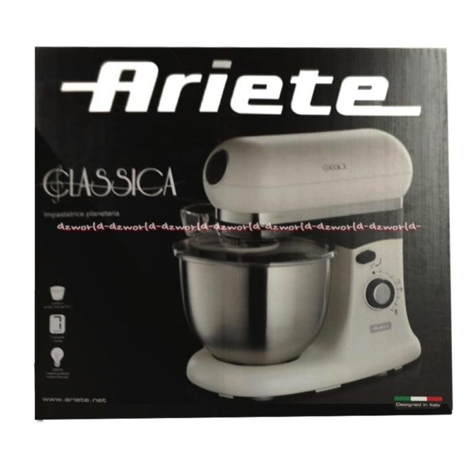 Ariete Vintage Alat Mixer 55 Liter Alat Pengaduk Kue Beige Tosca