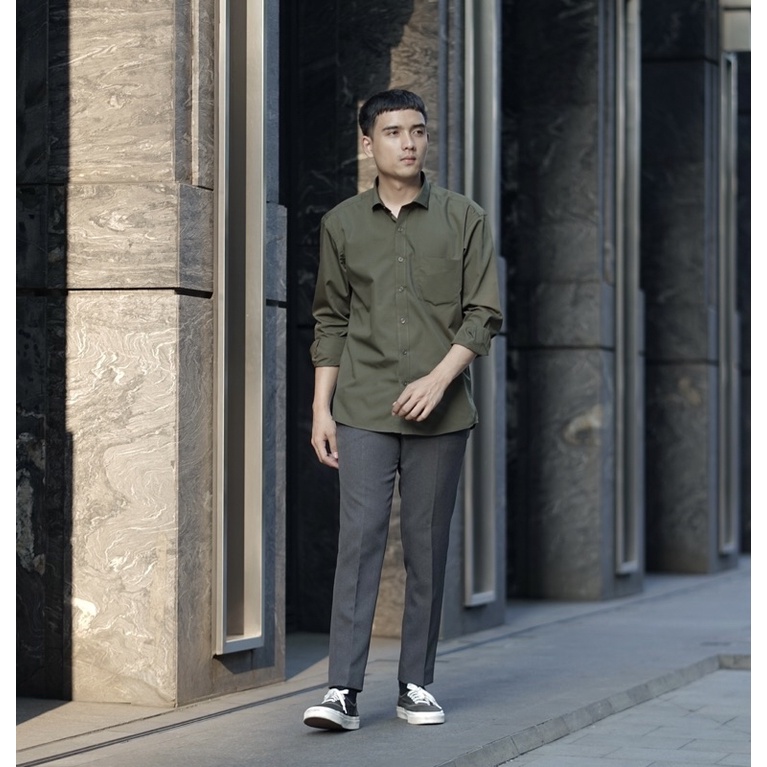 CELANA BAHAN FORMAL PRIA SLIMFIT