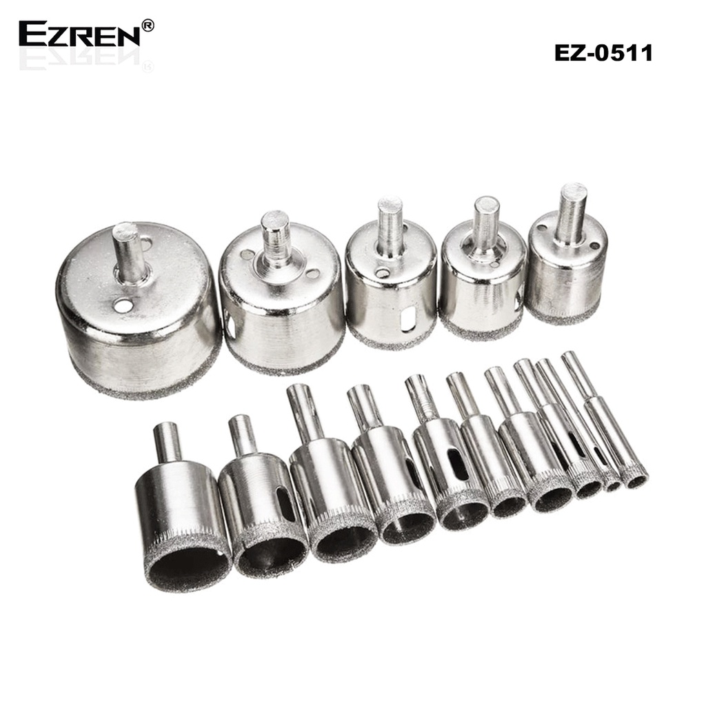 Ezren EZ-0511 Holesaw Mata Bor Bulat Pelubang Kaca Pembolong Keramik