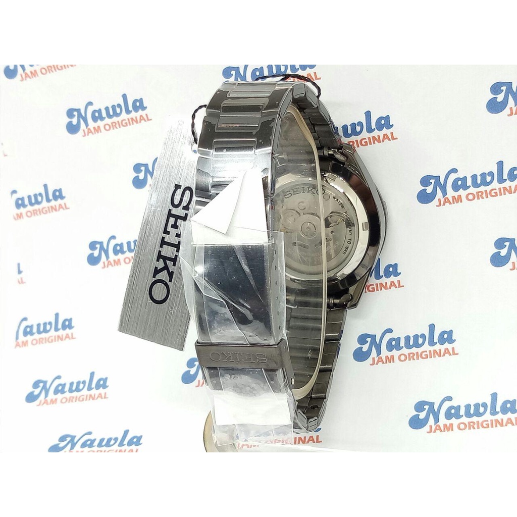 Seiko 5 Sports SNZD15K1 Black IP Bracelet - Jam Tangan Pria SNZD15