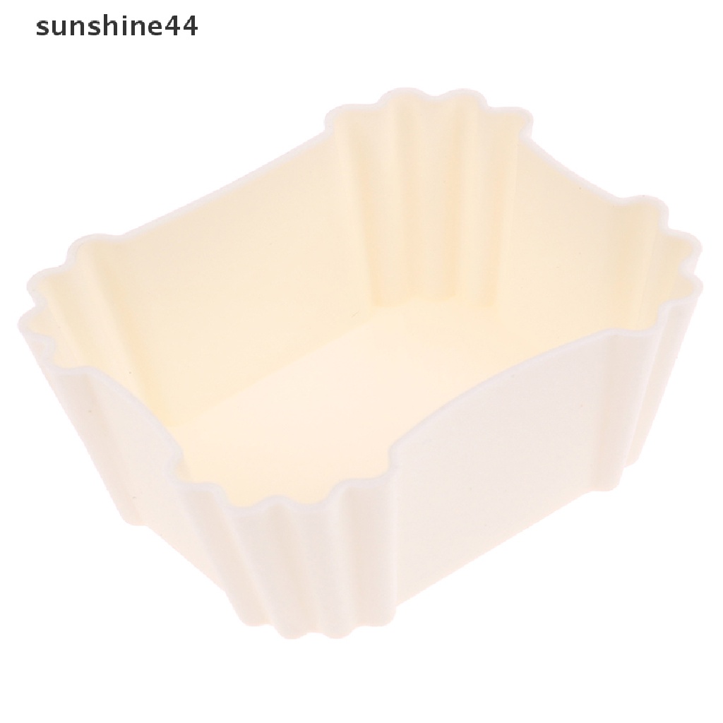 Sunshine 3pcs / Set Piring Makan Bento Bahan Silikon Tahan Panas Reusable