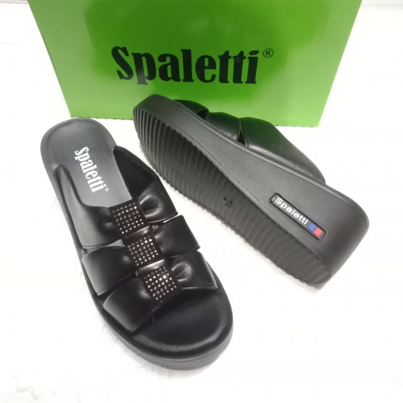 SPALETTI NEW / SPALETTI WEDGES / SANDAL IMPORT WANITA