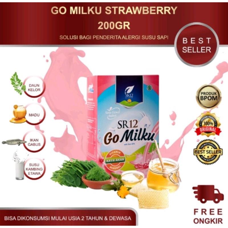 

GO MILKU SR12 SUSU VARIAN STRAWBERRY 200GR