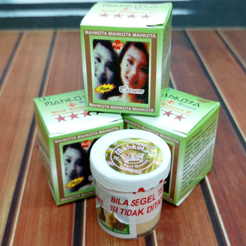 Lusinan/perbox 12 pcs Cream Mahkota Asli AAA