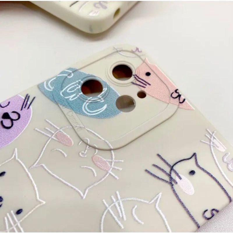 SOFTCASE MOTIF CUTE CAT VIVO Y11 Y12 Y15 Y17 Y01 Y15S Y20 Y30I Y20S Y12S Y21 Y21S Y30 Y30 Y50 Y91 Y91C Y95 - UA