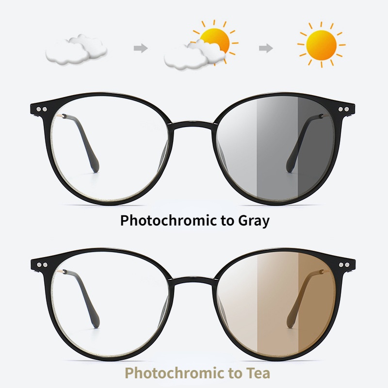 Kacamata Photochromic Anti Radiasi Anti Blue Light Untuk Pria Dan Wanita