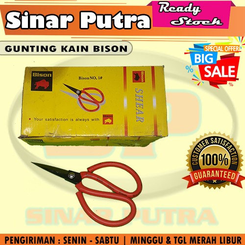

Berkualitas Gunting Kain Bison No 1 Gilaa!!!