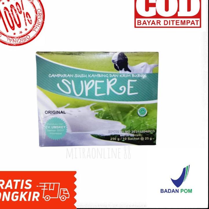 

COD Susu Kambing Etawa SUPER E | 1 Box @10 Sachet !!!