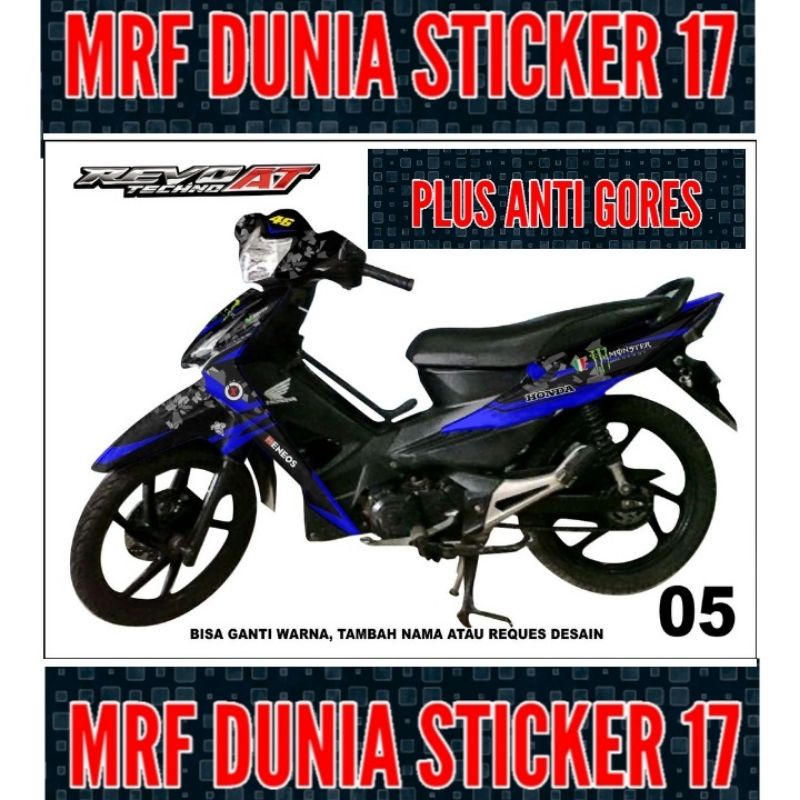 Sticker decal Revo Lama Full Body  Decal Motor Revo Lama Sticker Motor Revo Lama Decal Sticker Motor