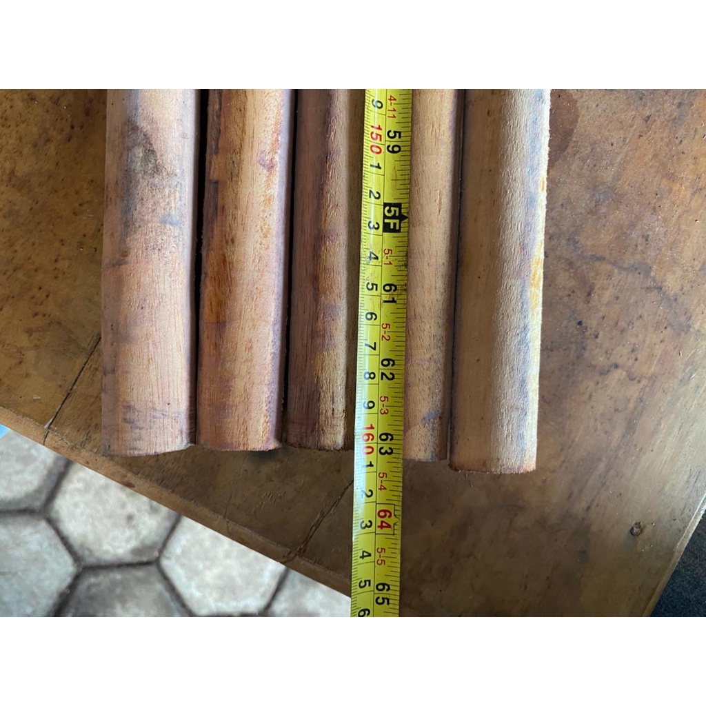 Kayu Dowel Stick Tongkat Pramuka Diameter 3cm | Kayu Macrame Turus Penyangga Tanaman