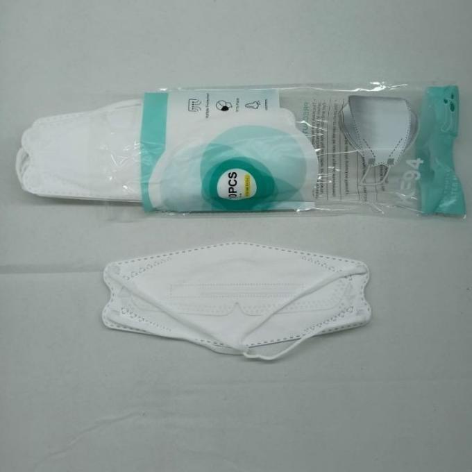MASKER HIJAB KF94 HEADLOOP 4 PLY 10PCS / MASKER HIJAB KN95 90-wiferco Berkualitas