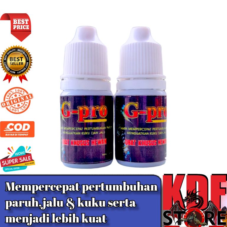 G Pro | G-Pro Obat Paruh Jalu Patah Obat Ayam Memacu Pertumbuhan Paruh Kuku & Jalu Obat Cucuk Patah 