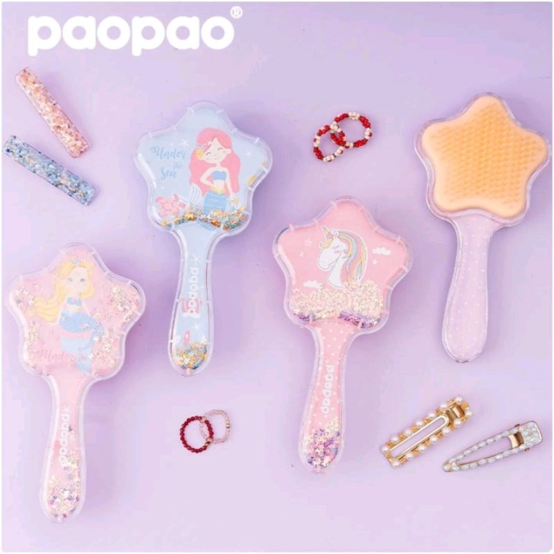 PAOPAO Detangling Star Hair Brush / Pao pao Sisir Rambut Anak