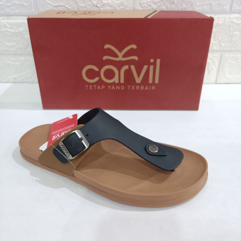 Sandal Jepit Kasual Carvil Samoa 01 M | sandal Sopan Carvil | sandal harian Carvil