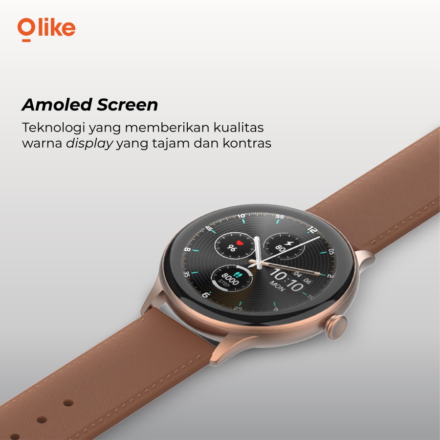 OLIKE OW-W1 Smartwatch Blood Oxygen Monitor ZETH W1 - GARANSI RESMI