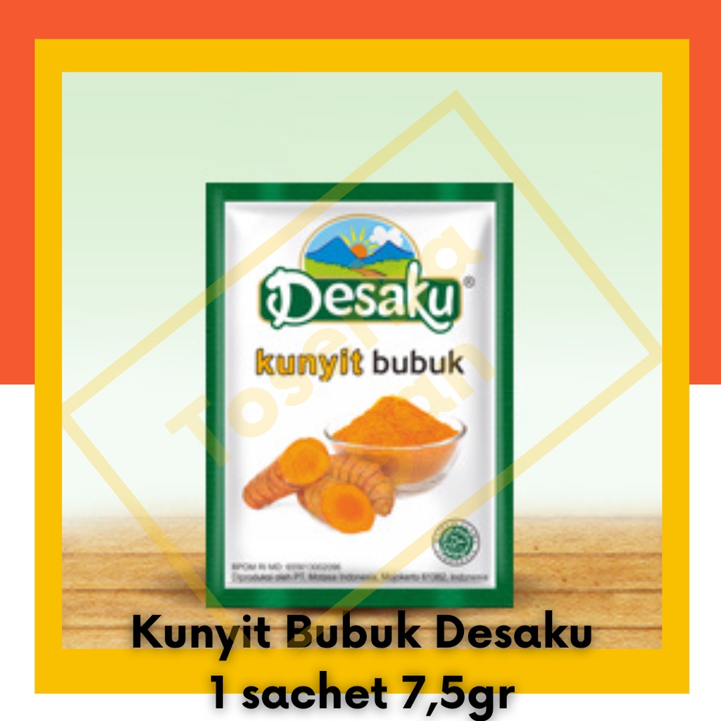 Kunyit Bubuk Desaku Bumbu Halus 7,5 gram gr