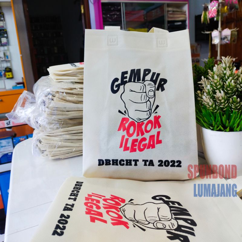 Tas Spunbond Standing Press Sablon 20x30x10
