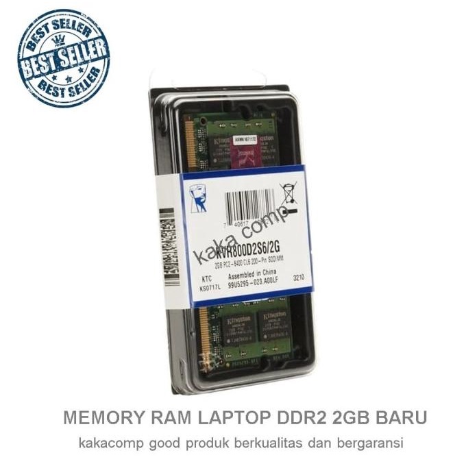 Memory Ram Laptop Ddr2 2Gb Baru Kingstone
