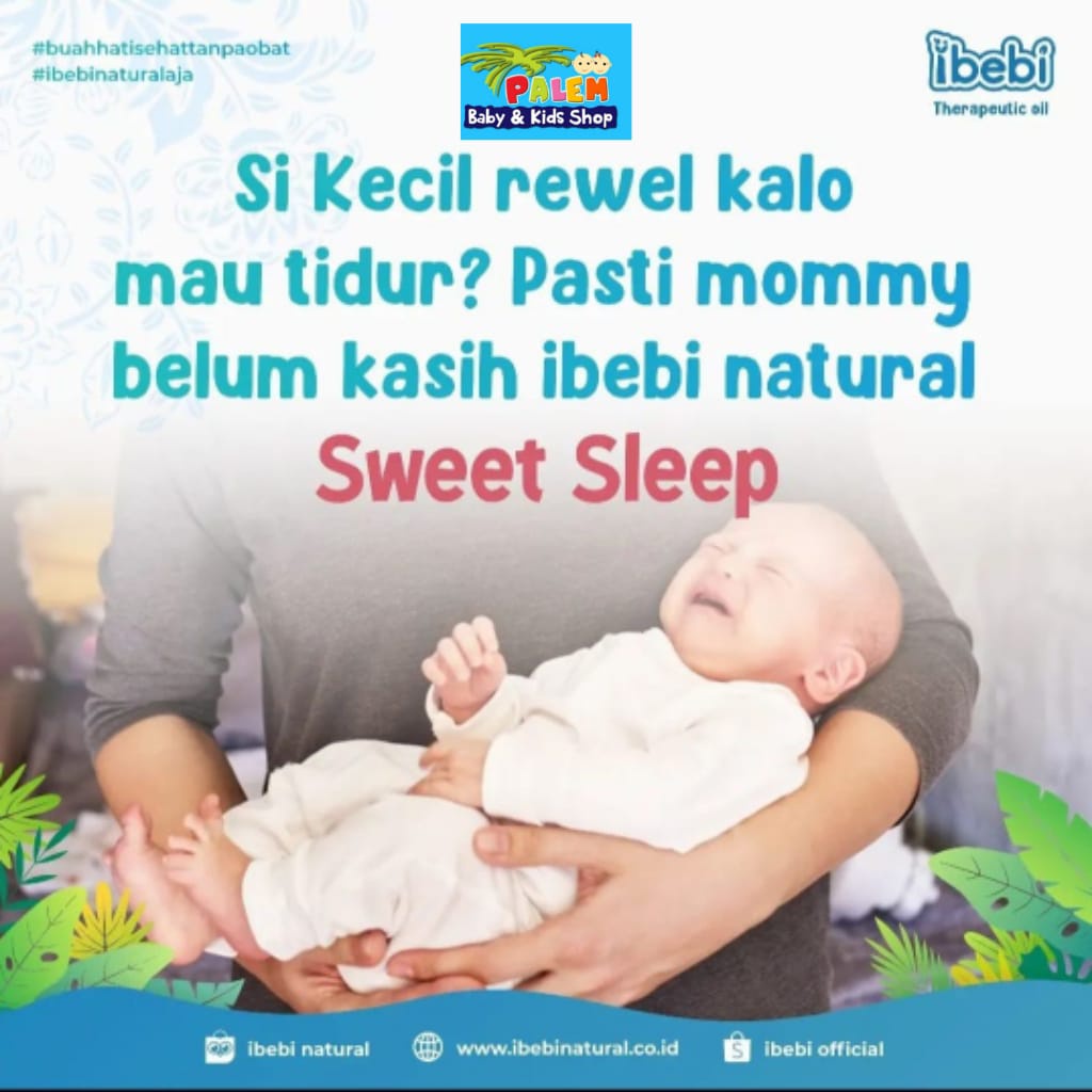 Ibebi Natural Therapeutic Essential Oil Cough &amp; Flu / Sweet Sleep / Essential Oil Baby Roll OnObat Flu Bayi / Obat Batuk Pilek Bayi / Obat Demam Bayi