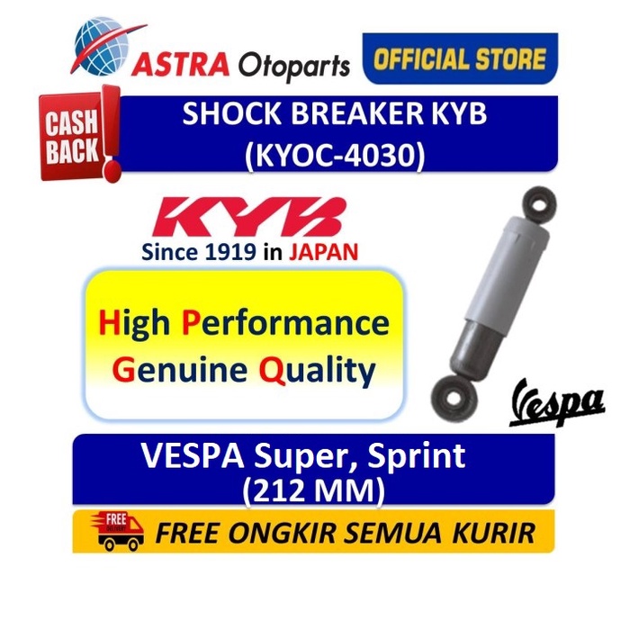 Jual Shock Breaker Depan Kyb Oc Motor Vespa Super Vespa Sprint Kyoc Shopee Indonesia