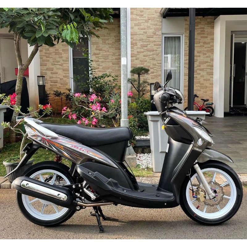 STRIPING STIKER LIS MIO SPORTY 2008 ABU ABU MIO 2008