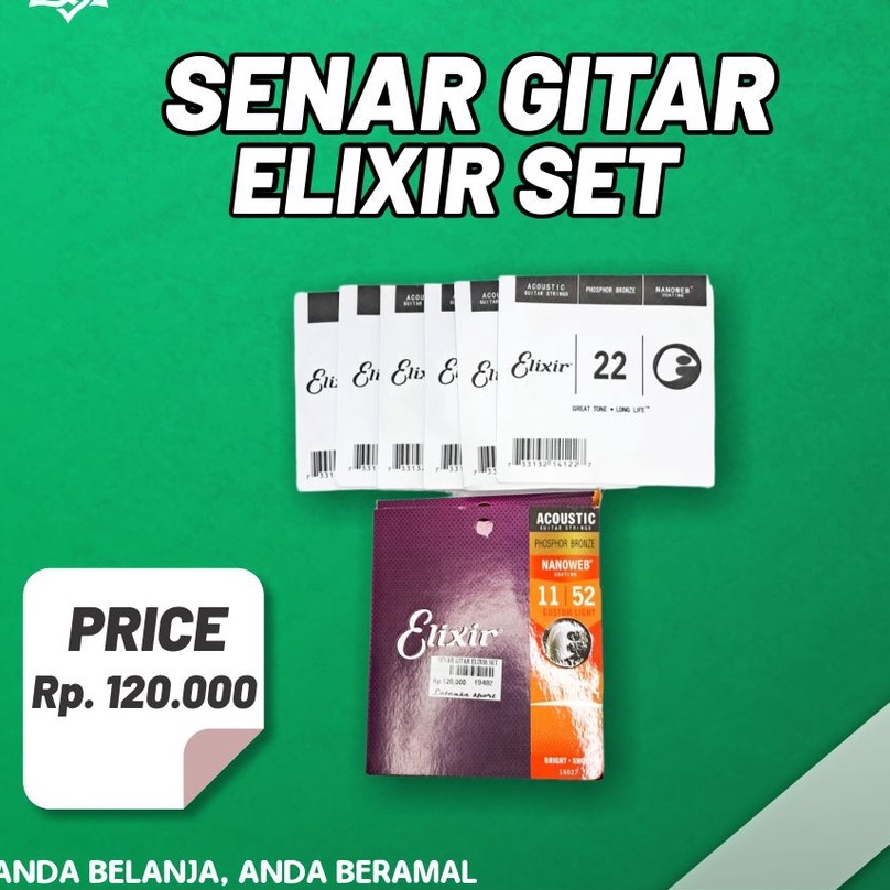 SENAR GITAR ELIXIR SET PHOSPHOR