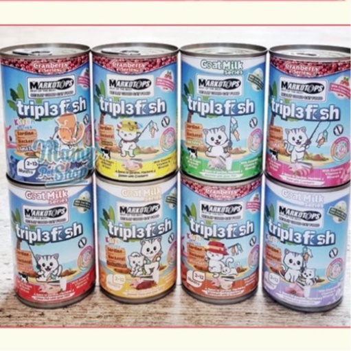 MARKOTOPS TRIPL3FISH 400 GR PAKAN KUCING