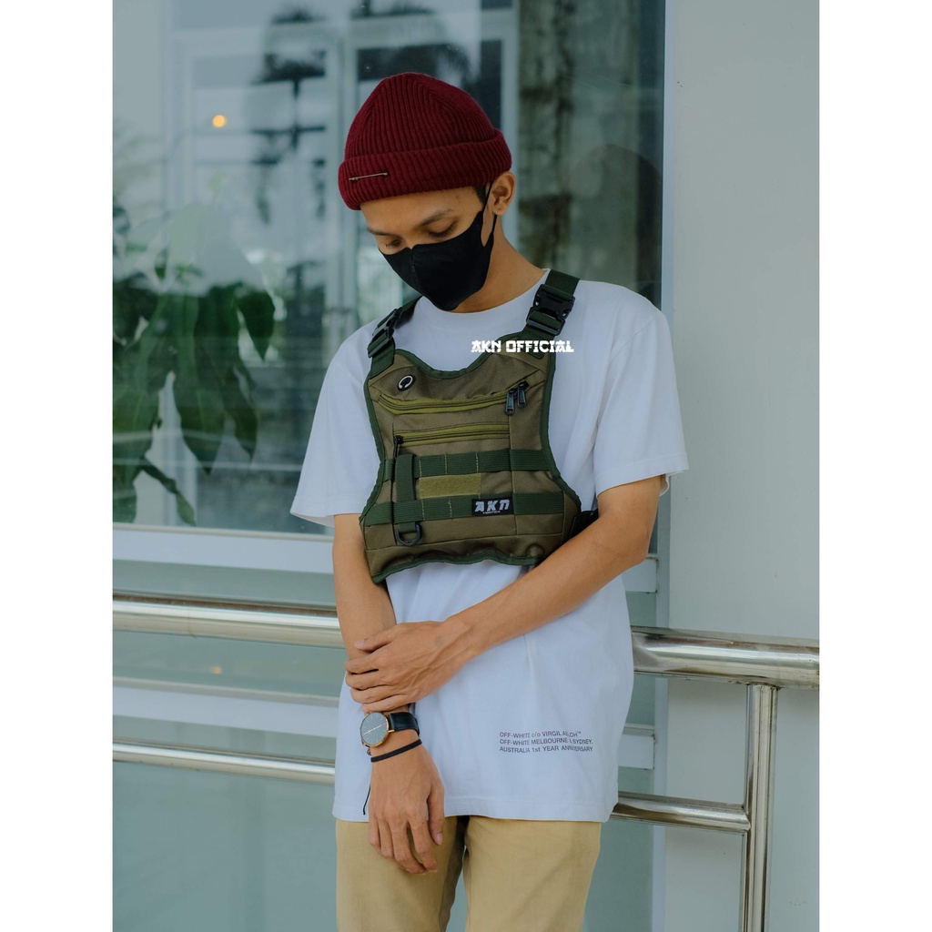 AKN - Chest Bag RDD 27 Premium Tas Dada Pria Tactical Quality Outdoor Rig