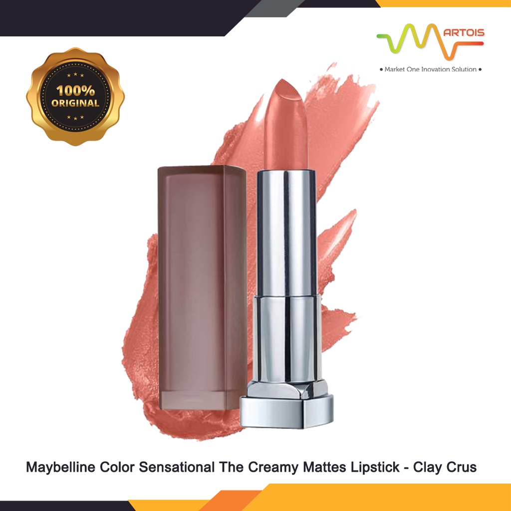 Maybelline Color Sensational The Creamy Mattes Lipstick Clay Crus