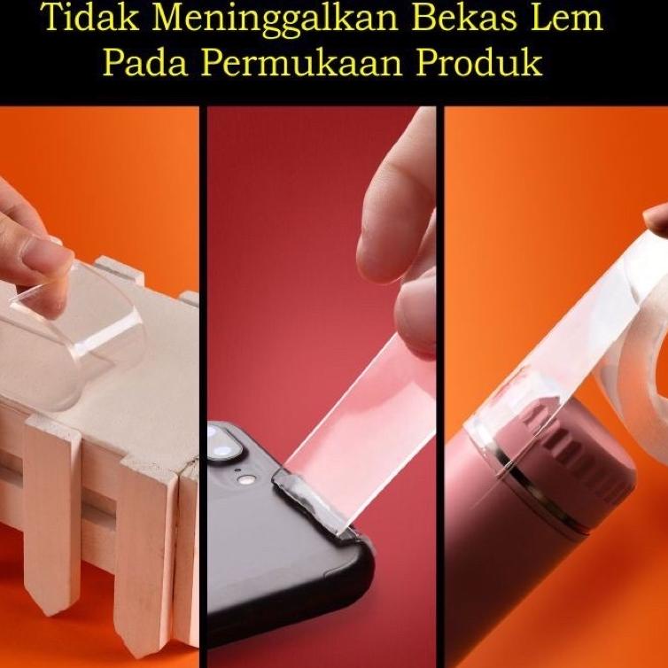

COD - LUXURYTREASURE - JD-1 - Double Tape Perekat Magicc Tape - Magic Tape bening Kuat Import .....