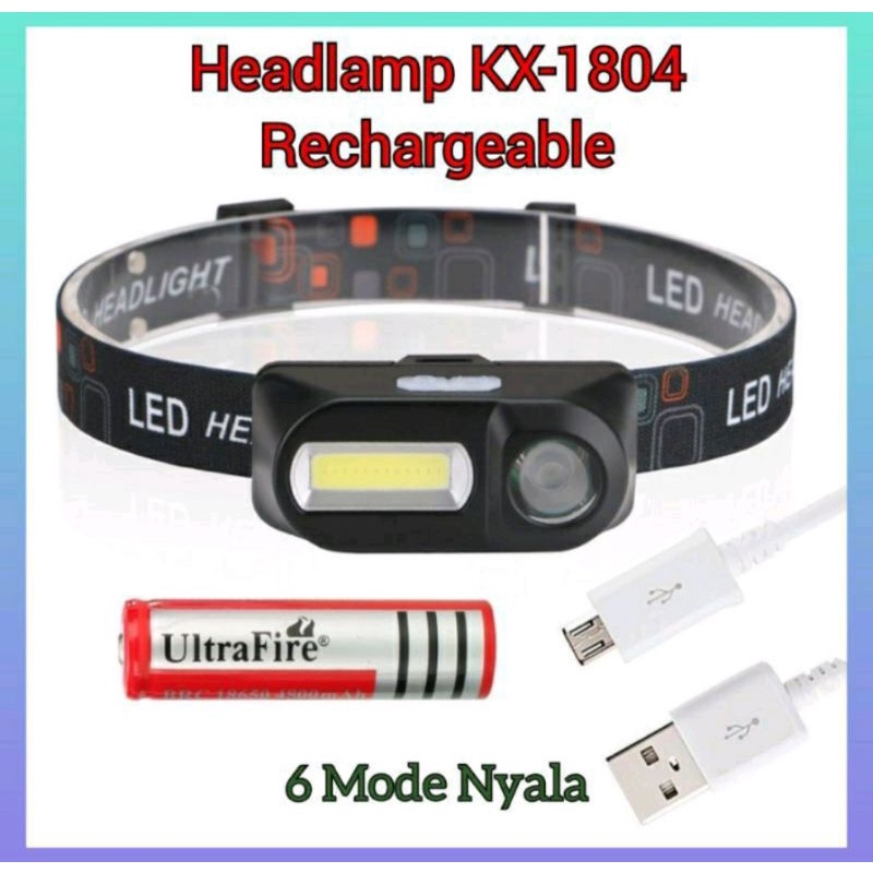 SENTER KEPALA - HEADLAMP - SENTER KEPALA - HEADLAMP FLASHLIGHT - HEADLIGHT SENTER KEPALA LED COB + B