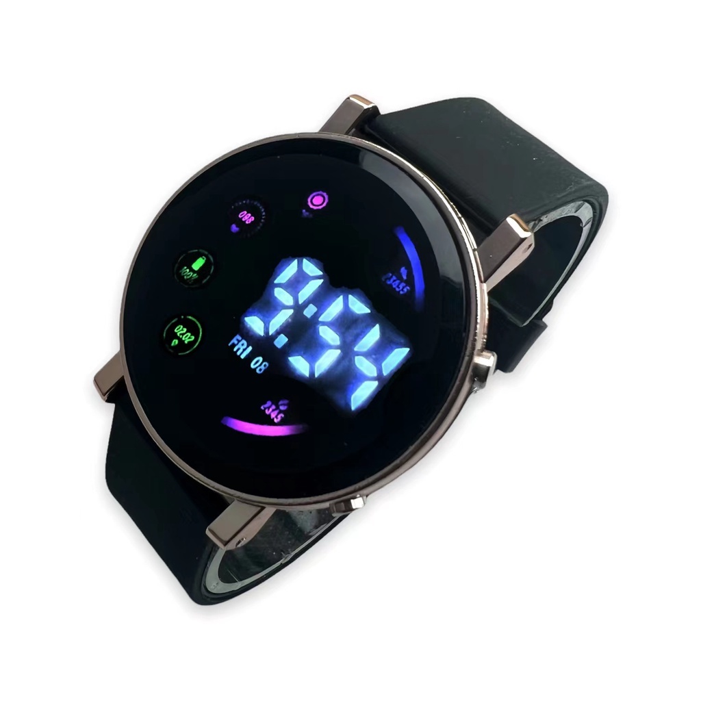 [DGS] COD✅ Jam Tangan Wanita Pria Digital Rubber Anti Air LED Watch Electronic Fashion Harga Grosir S1216
