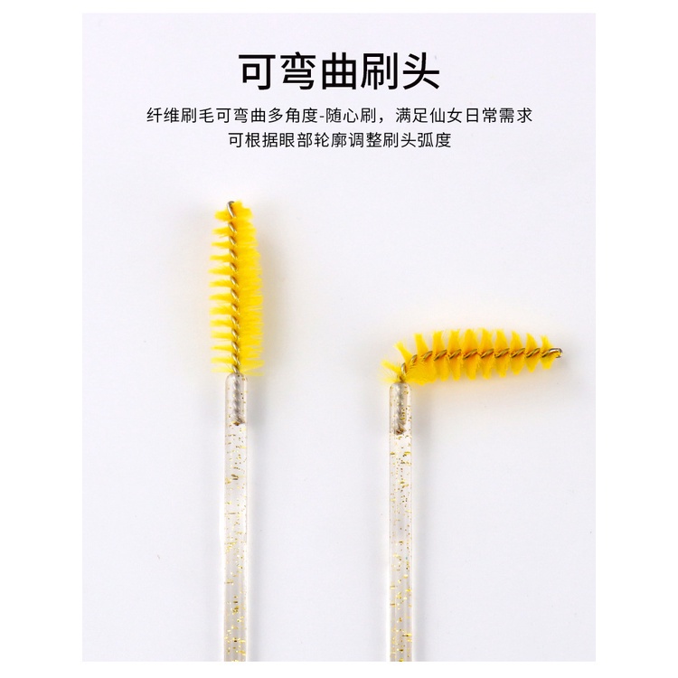 MAANGE0352 Somethinc Eyebrow Pensil Alat Rias Sikat Bulu Mata Batang Kristal