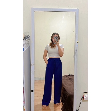 Hana Pants / Kulot Babyterry / Tiecollection