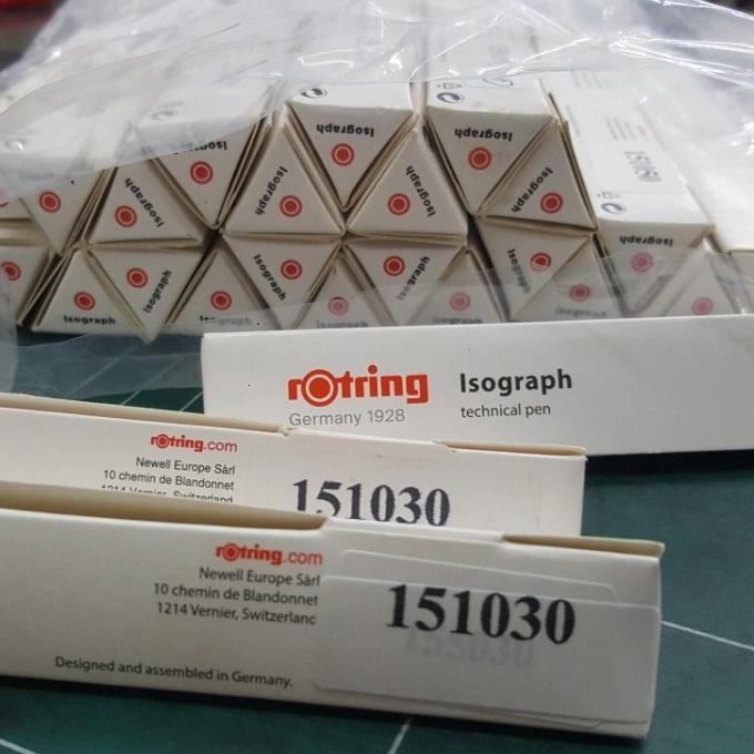 [COD] pen rapido rotring isograph 0.1 0.2 0.3 0.5 satuan TERMURAH Kode 198