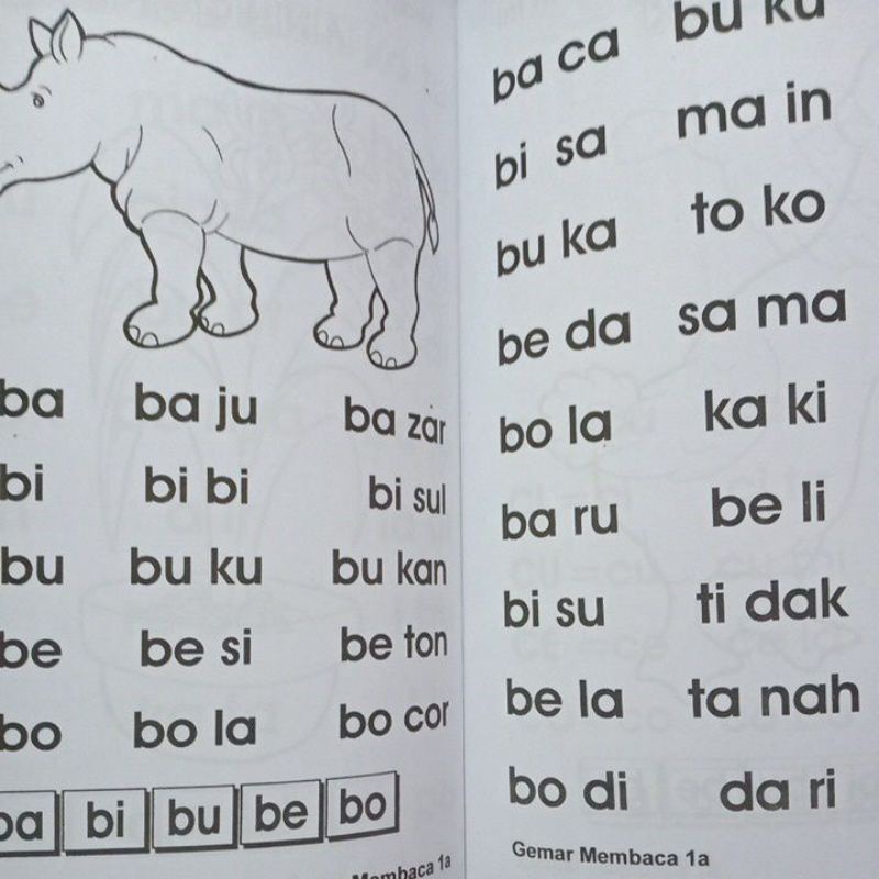 Buku Gemar Membaca Untuk TK dan SD Kelas 1