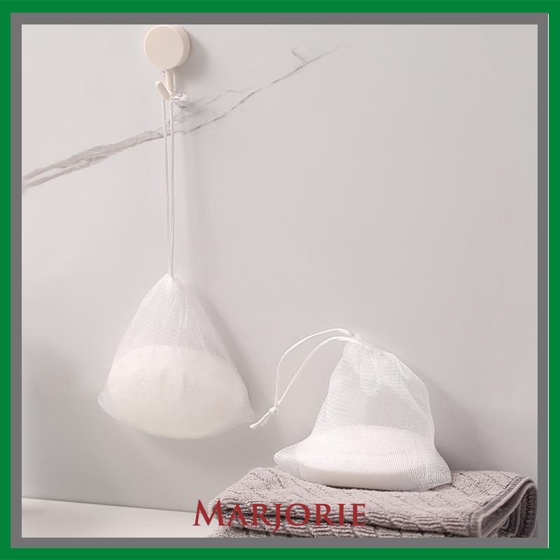 1PC Foaming Mesh Pembersih Wajah Cleansing Mesh Handmade Soap Mesh Bag Sabun pembersih tangan sabun pembersih wajah sabun mandi Bag-MJD