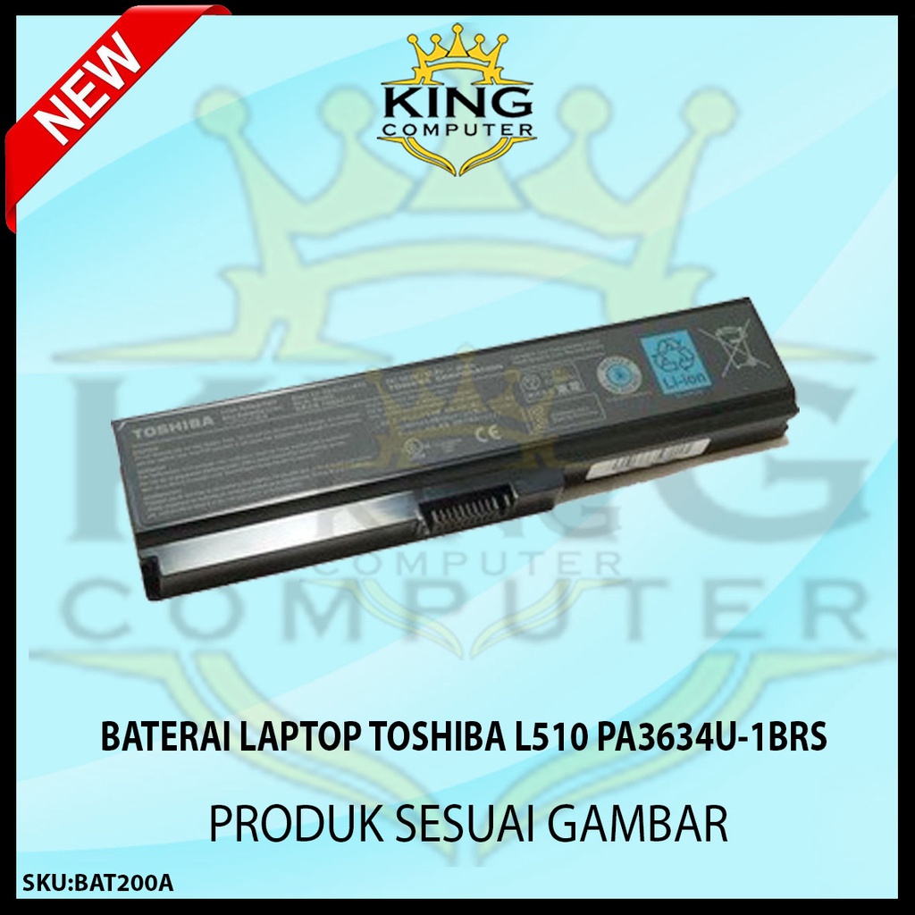 BATERAI TOSHIBA 3634 L310 L510 L515 M300 M305 U400 PA3634 ORI