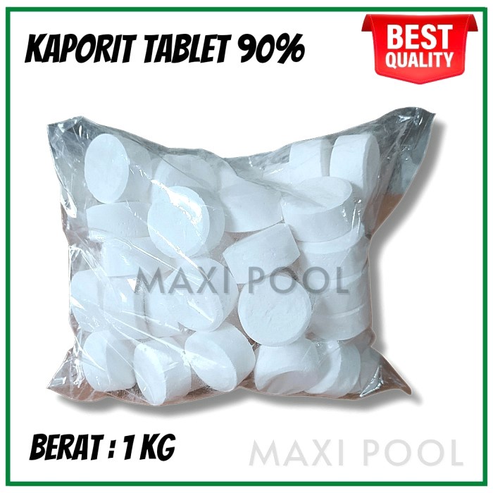 Kaporit Tablet Kecil / Klorin Tablet 90% / Kaporit Tablet / Penjernih
