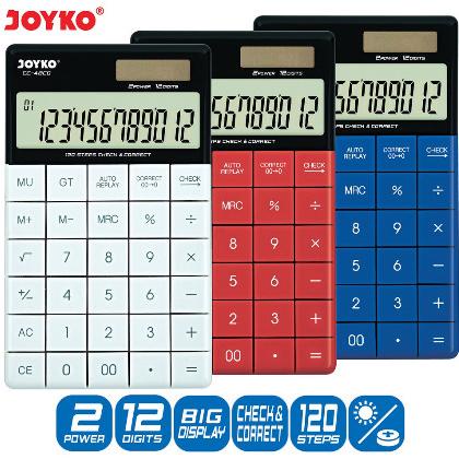 

[COD] Kalkulator Joyko CC-48 CO (12 Digits / Check Correct) TERPERCAYA Kode 288