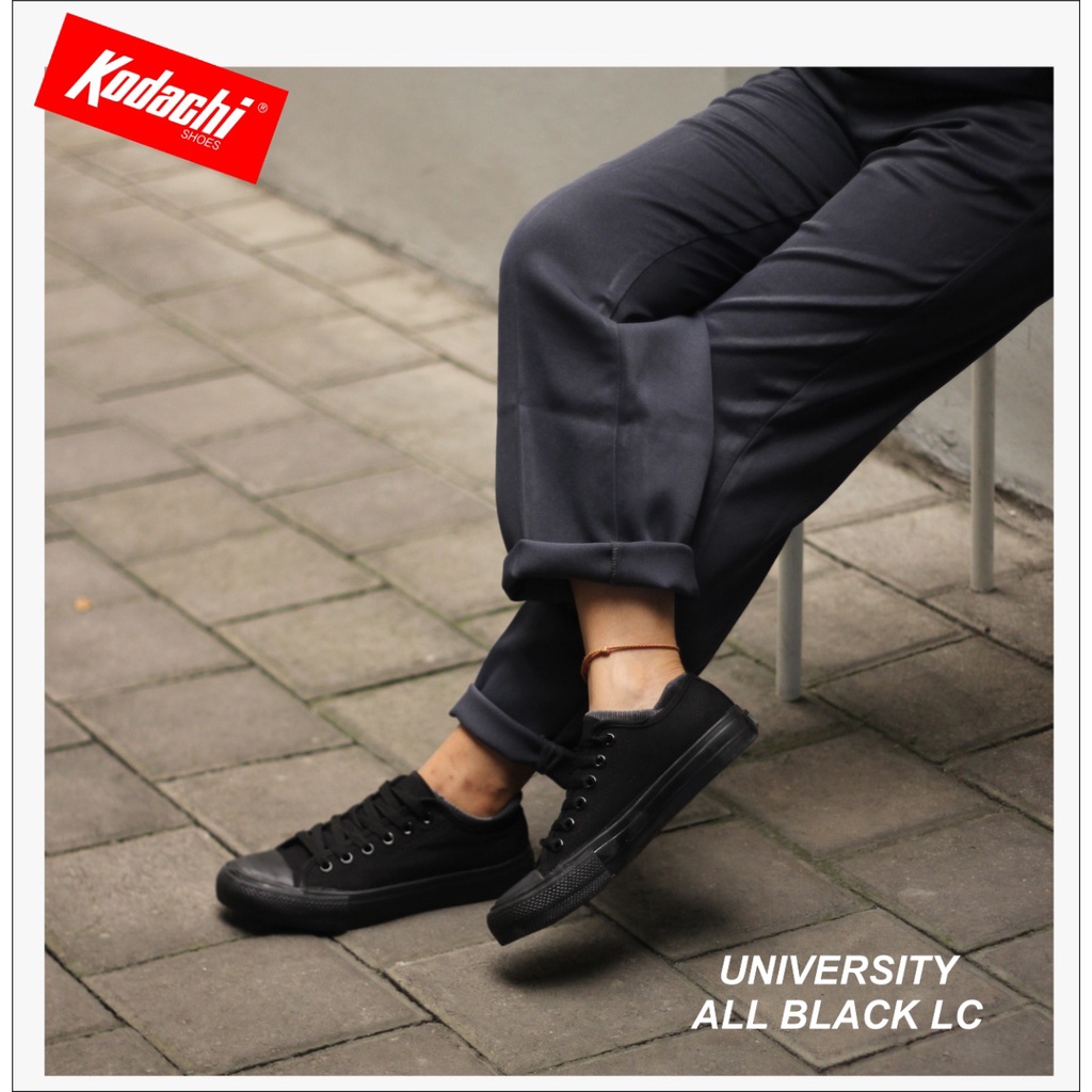 KODACHI UNIVERSITY ALL BLACK KODACHI UNIVERSITY AB Sepatu Sekolah Kodachi 902 FULL BLACK KODACHI UNI
