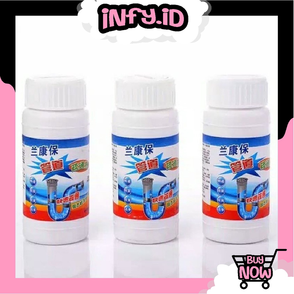 INFY - Obat Anti Mampet Pembersih Saluran Pipa &amp; WC R817