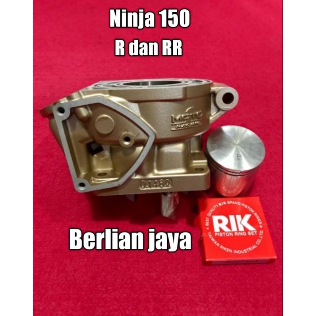 blok seher/cylider blok seher gold ceramic uk 59mm pin 15 (standar)buat motor ninja 150R/RR/ninja 2t