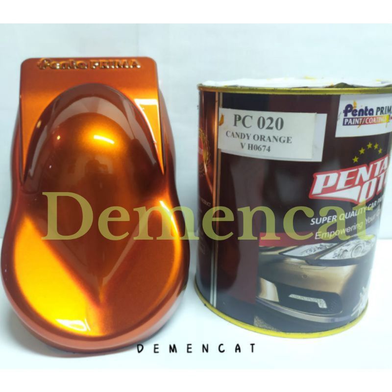 Cat Candytone PU Orange / Cat Candy PU Orange / Cat Silver PU / Paket Cat Candytone pu orange+silver