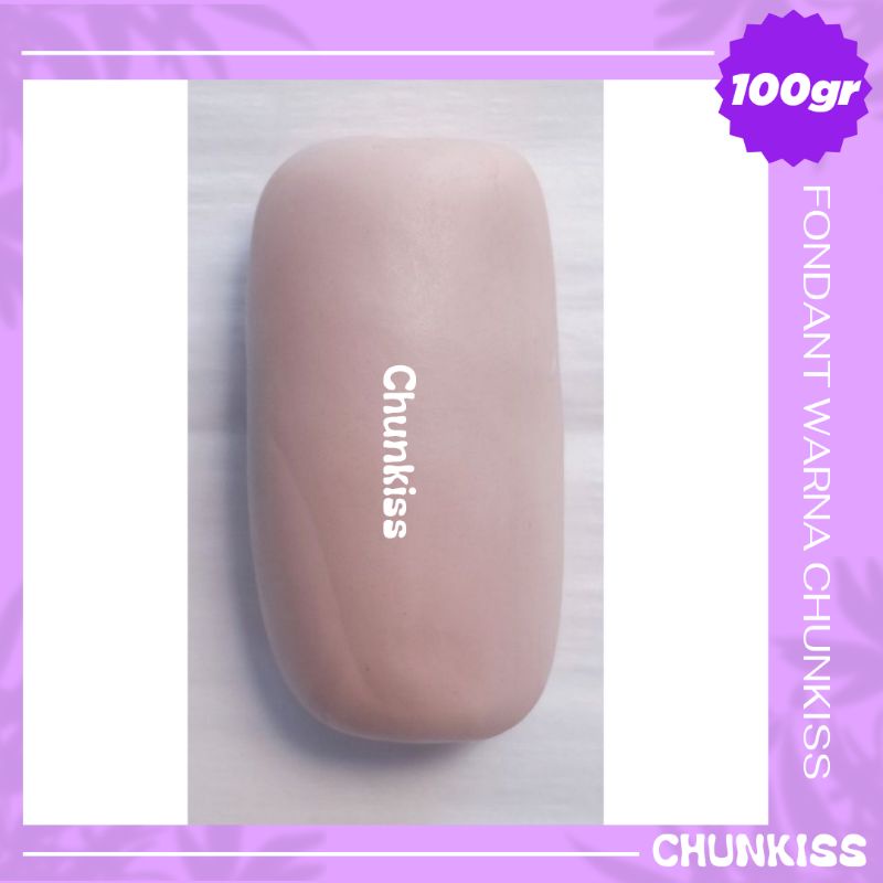 FONDANT WARNA 100 GRAM WARNA KULIT - HALAL SIAP PAKAI